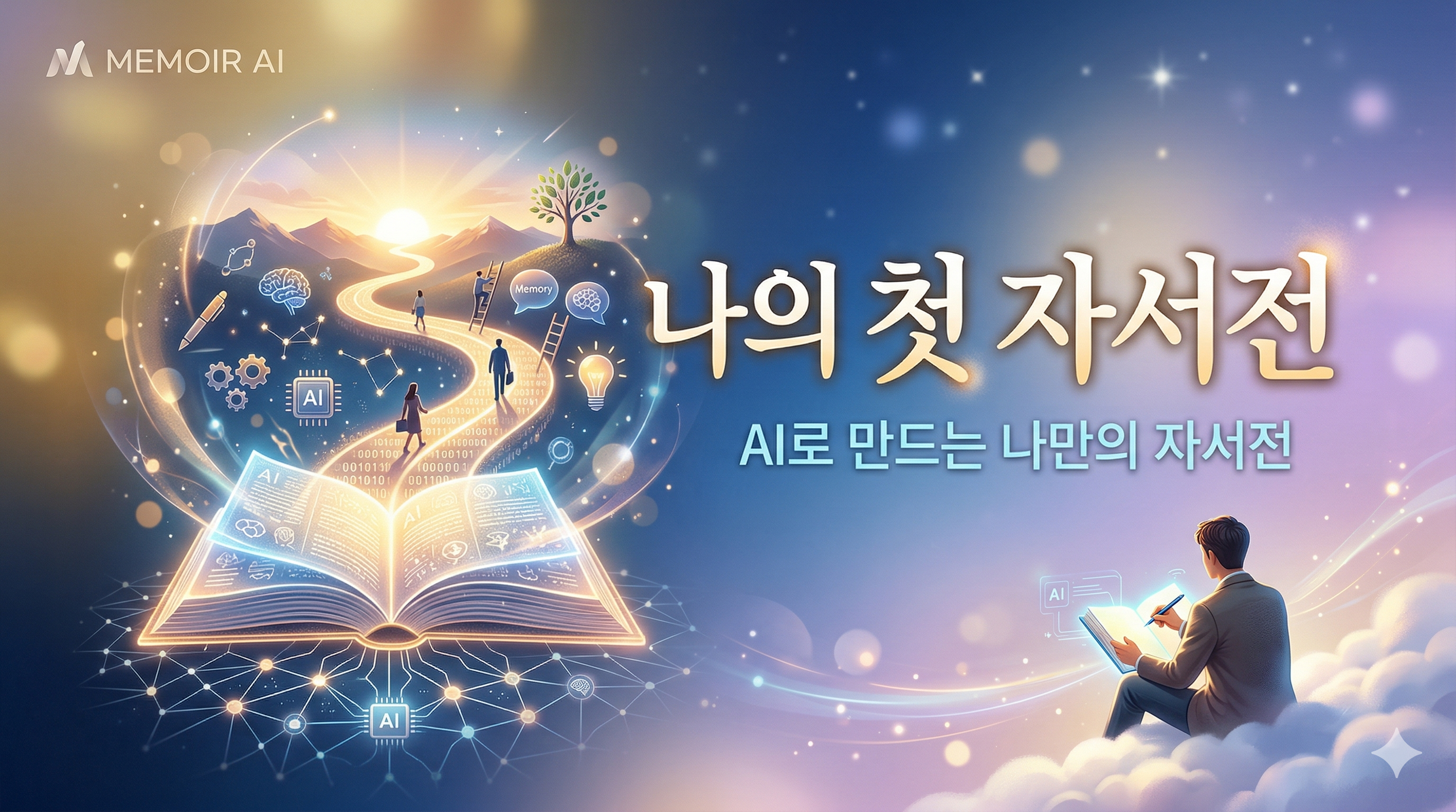 AI를 만들어 나의 첫 자서전 만들기